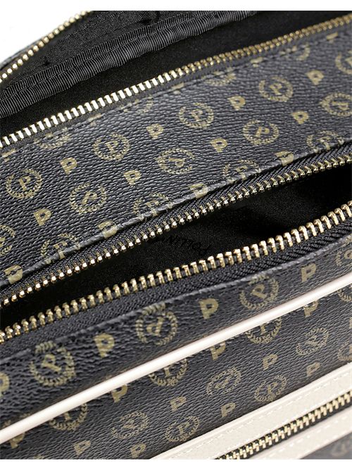 Borsa A Spalla Heritage Logo Classic Nero/avorio POLLINI | TE8402PP02Q11/00C